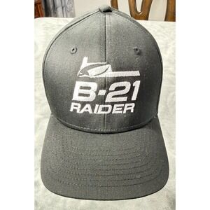 B-21 Raider Cap America Hat Cap Snap Back Mens One Size Black USAF Bomber